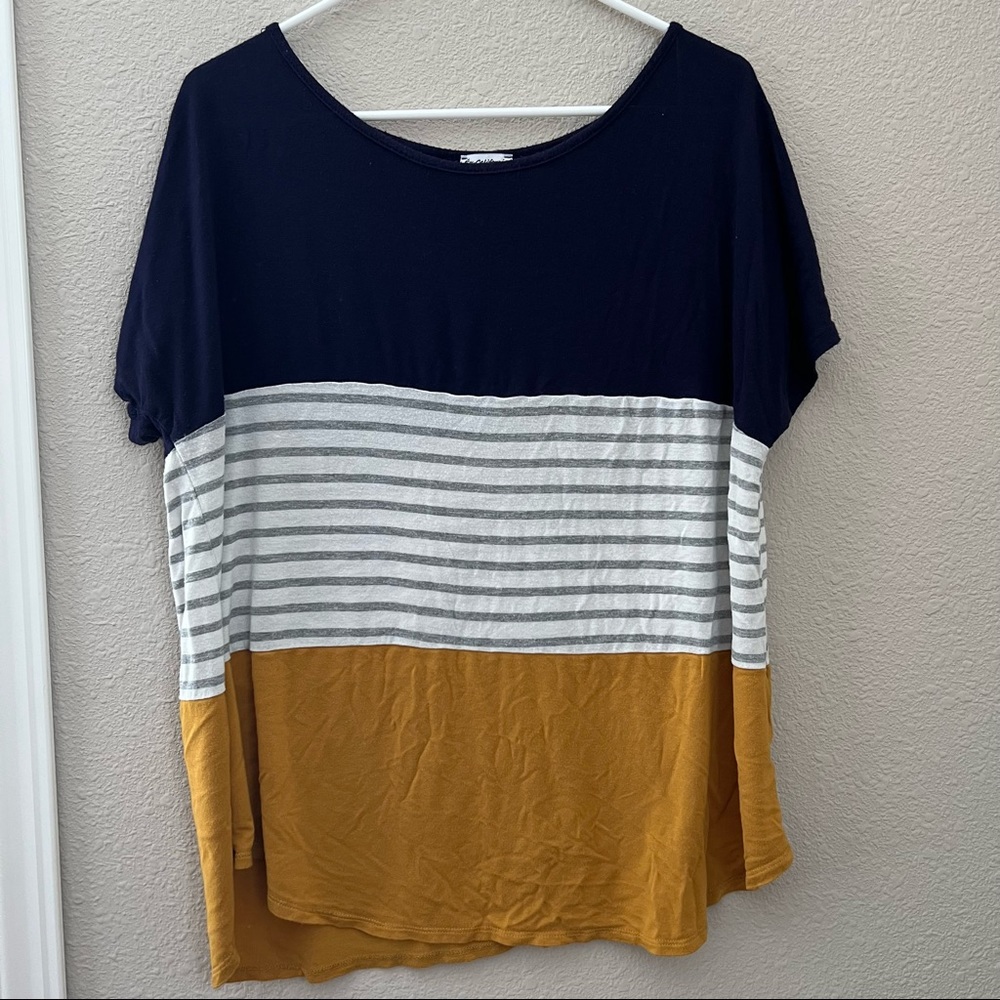 Egy California Colorblock Short Sleeve T Shirt